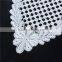 Polyester Lace Trim Off-white Hollow Embroidered Trims For Clothing