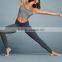 Wholesale Factory Fitness Wear 88% Nylon 12% Spandex Woman Grey Yoga Wear