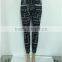 women ladies soft knitted stretchy seamless jacquard leggings