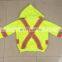Anti-shrink easeful polar fleece warm reflective safety coat