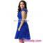 In stock blue lady pretty fashion dress