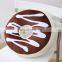 Round Creative 3D plush Chocolate cushion For sleep sofa