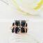Enamel Leafs Genuine Austrian Crystals Rings For Women Anel Aneis Rose Gold Plated Fashion Jewelry Bague Wholesales