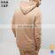 Guangzhou garment custom drawstring hood 100% cotton plain tracksuit men