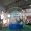 2018 New design PVC inflatable christmas globe, transparent snow bubble ball, inflatable globle ball