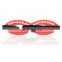 Mini Red & Black Studded PU Eye Mask,