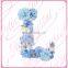 Aidocrystal floral nursery decor letter with flowers large personalised letter