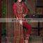 Party wear maroon elegant zari work suit for women