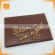 zamak metal UAE falcon book clip, notebook brand logo label with clip, decorative pad name plate metal clip