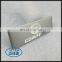 Promotional Custom Silver Brushed Craft Embossed Logo Metal Aluminum Label