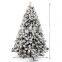 2017 New Big Size Tall Snowing White Christmas Tree Decorations Frosted Snow Artificial Christmas Trees Wholesale China