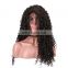 Brazilian virgin hair preplucked deep wave full lace human hair wig