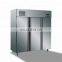 Double Door Freestanding Stainless Steel Kitchen Chiller, Upright Stainless Steel Deep Freezer