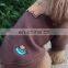 Cute Pet dog Cat embroidery brown cookies puppy Pomeranian woolen cloth apparel