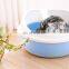 Large Small Size Semi-closed Cat Litter Box Pan Anti-splash Poop Toilet Cat Litter Tray Box