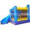 Hot sale!!! Small blue and yellow inflatable bouncer with slide for kids