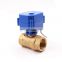 2NMTorque 2 Way electric motor ball valve for Industrial automation small devices, motorized actuator valve