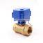 12V 24V stainless steel and brass 2 way 3 way electric motorized ball valve DN15 DN20 DN25