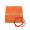 400*300MM Heating Mat for 3D Printer Flexible Silicone Rubber Heater 220v 800W adhesive NTC 100k thermistor 2000mm lead