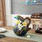 Firm Creative Unique Fashion Sculpture Large Green Ceramic Flower Vase For Study Decor