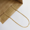 High quality kraft paper gift kraft paper shopping bag with twist handle