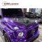 2019 new product !G class w464 G63 carbon finber hood scoop for G63 G500 to B style carbon finber bonnet w464 engine cover