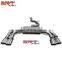 Exhaust Pipe for Audi S3 304 steel exhaust catback with quad double tip
