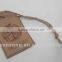 2015 wholesale good price of hang tag string, superior quality recycled paper hang tag