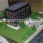 Architectural model with mini figure people  interior scale building model