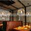 Nordic modern minimalist wrought iron globe pendant light for decorate