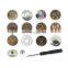 Convenient install nail-free button adjustable removable metal jeans buttons