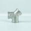 stainless steel pipe fitting Y type  tees forging female thread bsp tee