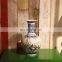 Antique blue and white porcelain ceramic flower vase