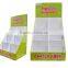Low price promotion corrugated cardboard standing pop up wallet display
