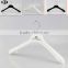 plastic top hanger customize logo velvet flocked hanger