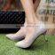 Rhinestone high heel shoes woman suede pointed stiletto dress shoes