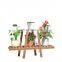 K&B 2021 new design hot cheap wholesale solid wood shelf indoor decorative flower pot holder