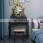 Makeup Dressing Table and Cushioned Stool Set with 5 Large Drawers for Women Girls