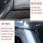 for Jeep Wrangler JL 2018 2019 Gladiator JT 2020 2021 Car Roof Rain Gutter Extensions Car External Accessories ABS Black 2pcs/1s