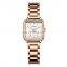 CADISEN 2043 Charm square quartz stainless steel japan movt. quartz latest wrist watch for ladies girl hand watch