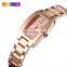 SKMEI 1400 Ladies Gold Quartz Watch  Thin Sliver Watches Casual Dress Luxury Pretty Lady Watch