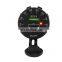 Type-c+QC3.0 modified USB car charger with water lamp voltage color display and switch car charger