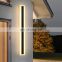 Modern Waterproof Outdoor Long Strip LED Wall Lamp IP65 Aluminum Garden Porch Sconce LED Wall Light