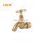 LIRLEE OEM Outdoor water control elbow brass bibcock faucet hot and cold water
