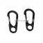 Wholesale Stainless Steel 304/316 Carabiner Quick Released Eye Split Keychain Snap Clip Hook 35MM Dog Leashes Bag Carabiner