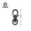 Well-designed Solid Trigger Ring Clip Black Swivel Snap Brass Hook