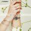 SINOBI 2021 New Gorgeous Lady Watch Bracelet Band Flower Glass Chain Watch Custom Logo Beautiful Ladies Watch S9836L