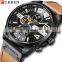 Curren Top Brand Man Watches with Chronograph Sport Waterproof Clock Military Luxury Men's Watch Analog Quartz 8393