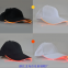 Manufacturers wholesale noctilucent running cap advertising fiber optic light mountaineering sun hat LED baseball hat