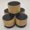 High quality real bamboo wood Bluetooth speaker